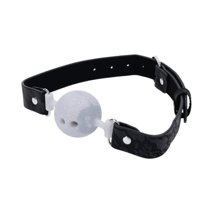 SPORTSHEETS - SEX & MISCHIEF LACE SILICONE BREATHABLE BALL GAG