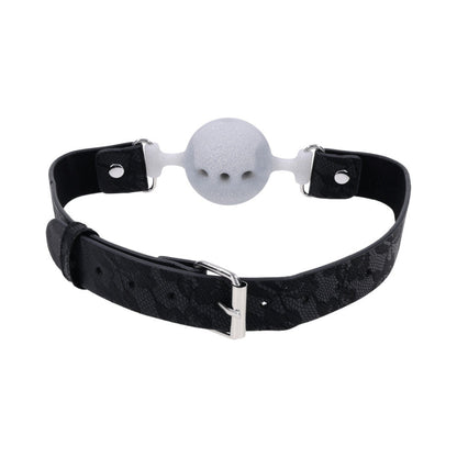 SPORTSHEETS - SEX & MISCHIEF LACE SILICONE BREATHABLE BALL GAG
