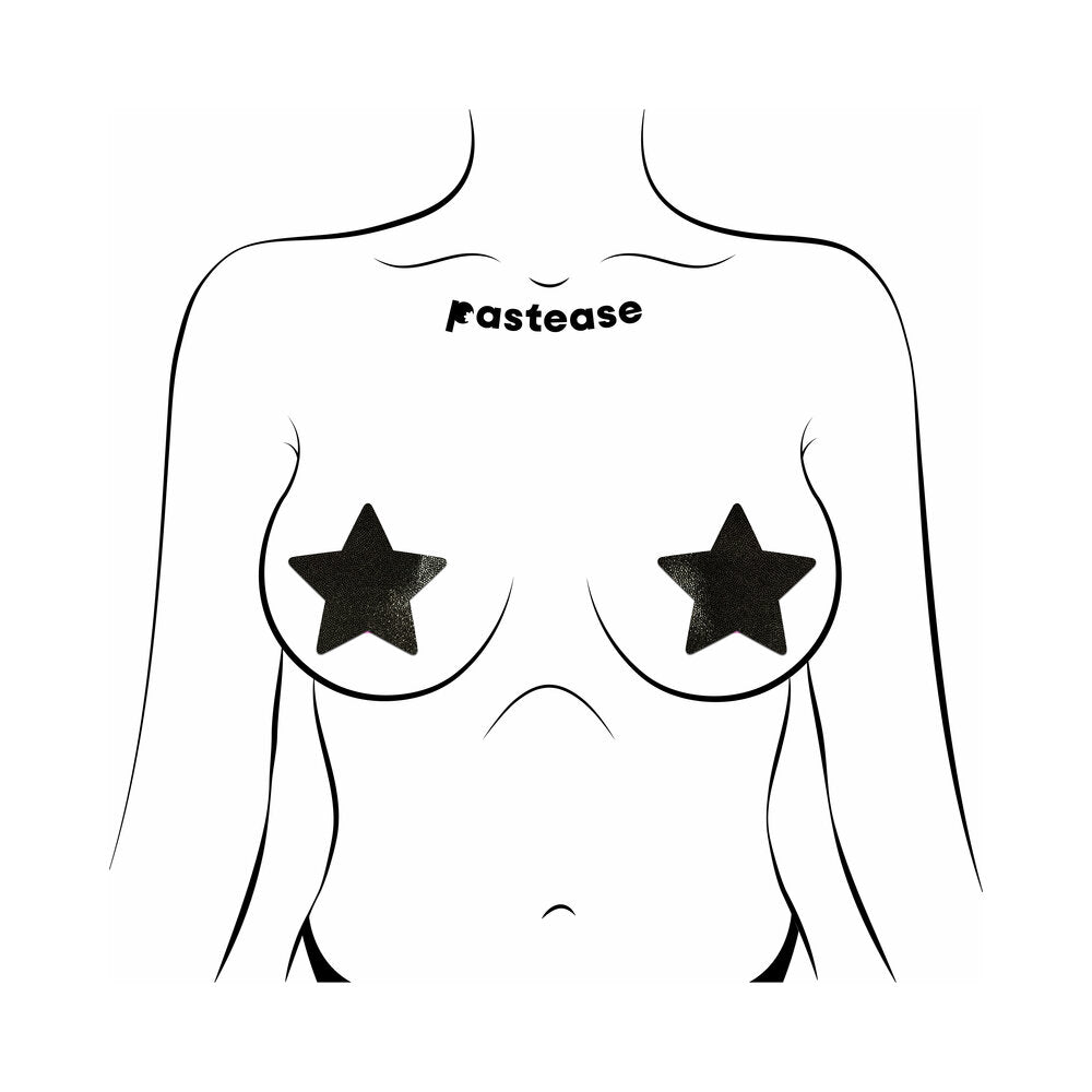 PASTEASE - EVERYDAY REUSABLE: LIQUID BLACK STAR PASTIES