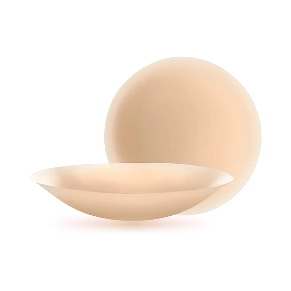 PASTEASE - HALOS REUSABLE STICKY ADHESIVE SILICONE NIPPLE COVER LIGHT LARGE D+ CUP