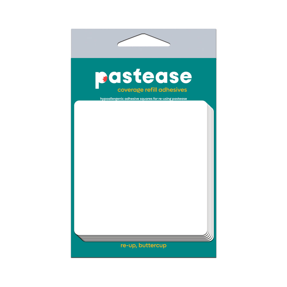 PASTEASE - REFILLS COVERAGE: THREE PAIRS OF DOUBLE-SIDED ADHESIVE SQUARES