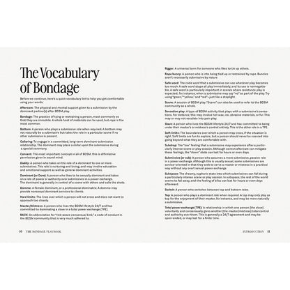 HACHETTE - THE BONDAGE PLAYBOOK: 31 MUST-KNOW KNOTS AND TIES FOR BONDAGE BEGINNERS