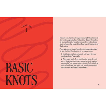 HACHETTE - THE BONDAGE PLAYBOOK: 31 MUST-KNOW KNOTS AND TIES FOR BONDAGE BEGINNERS