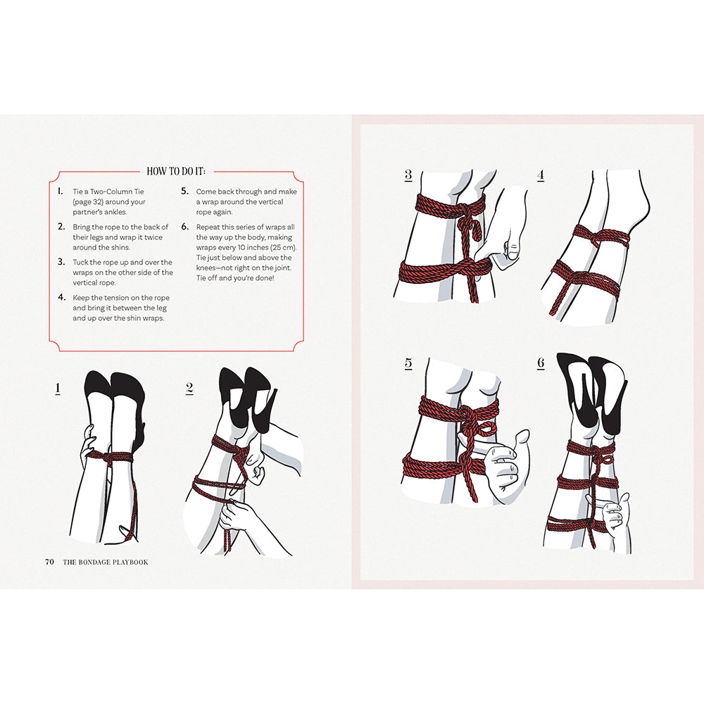 HACHETTE - THE BONDAGE PLAYBOOK: 31 MUST-KNOW KNOTS AND TIES FOR BONDAGE BEGINNERS