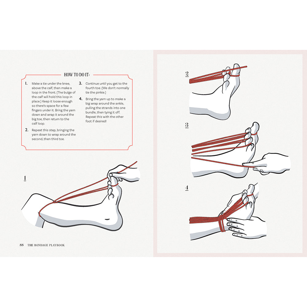 HACHETTE - THE BONDAGE PLAYBOOK: 31 MUST-KNOW KNOTS AND TIES FOR BONDAGE BEGINNERS