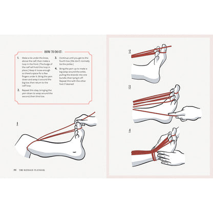 HACHETTE - THE BONDAGE PLAYBOOK: 31 MUST-KNOW KNOTS AND TIES FOR BONDAGE BEGINNERS