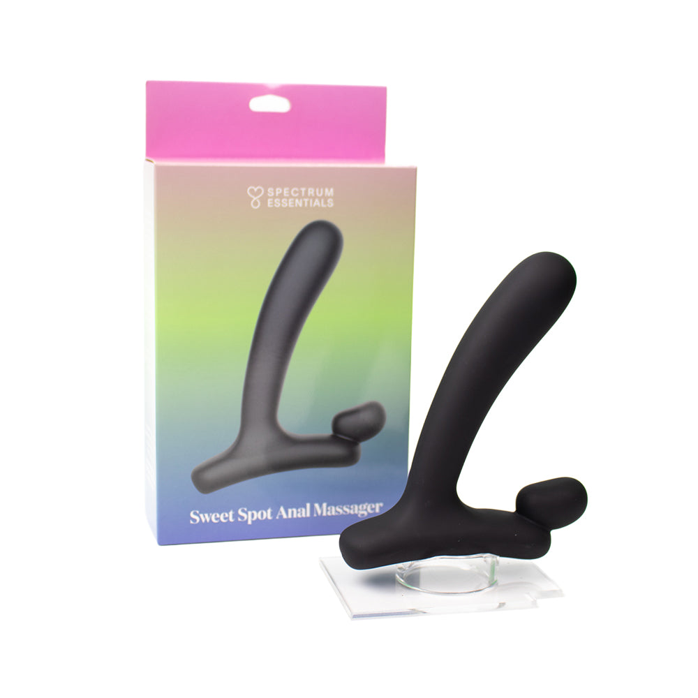 SPECTRUM - ESSENTIALS SWEET SPOT VIBRADOR ANAL FINO DE SILICONE RECARREGÁVEL COM MOTOR DUPLO