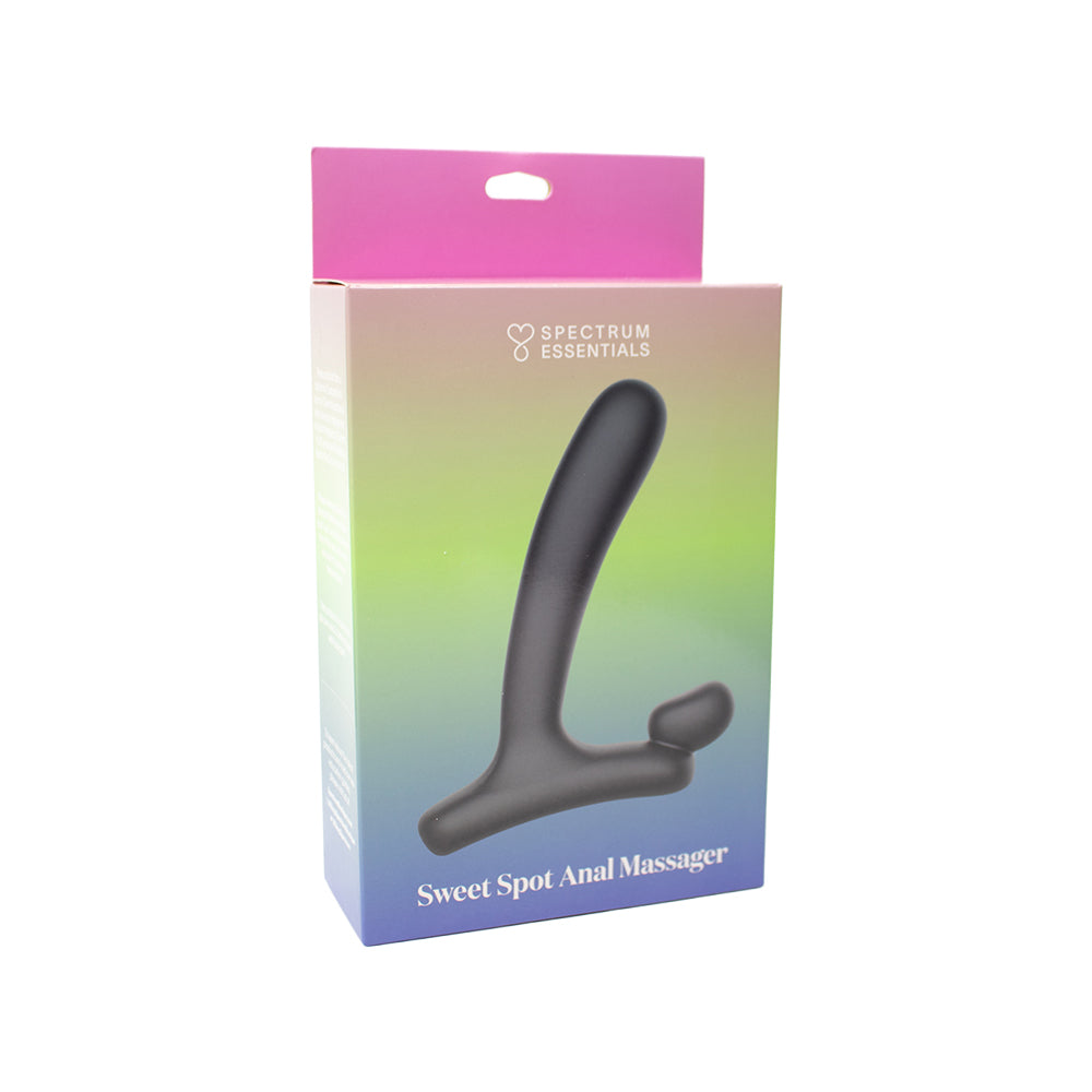 SPECTRUM - ESSENTIALS SWEET SPOT VIBRADOR ANAL FINO DE SILICONE RECARREGÁVEL COM MOTOR DUPLO