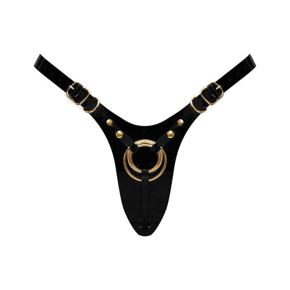 LOVELY PLANET - STRAP ON ME LEATHERETTE HARNESS FABULOUS GLOSSY