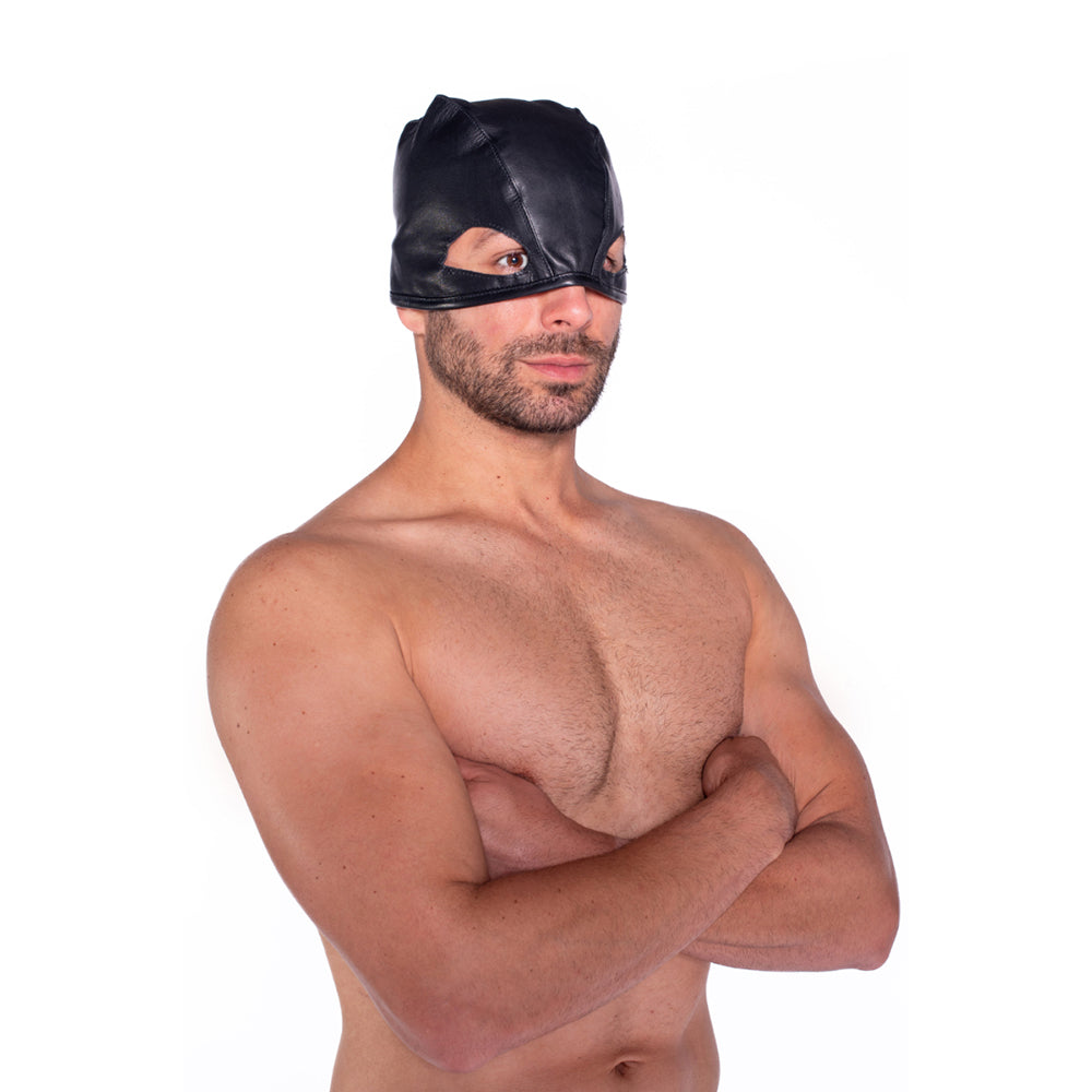 PROWLER RED - LEATHER EXECUTIONER'S HOOD