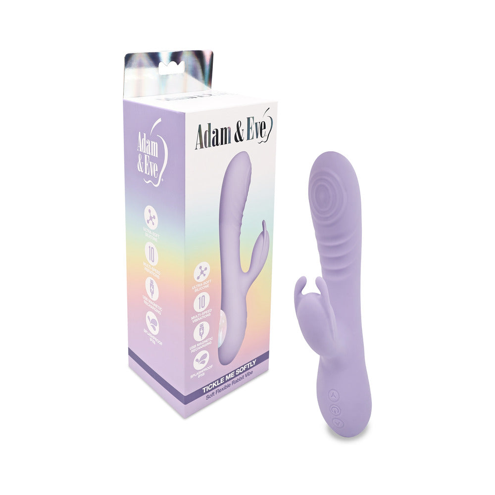 ADAM & EVE - TICKLE ME SOFTLY SOFT FLEXIBLE RABBIT VIBE