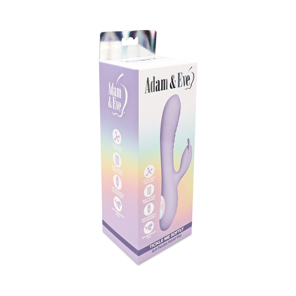 ADAM & EVE - TICKLE ME SOFTLY SOFT FLEXIBLE RABBIT VIBE
