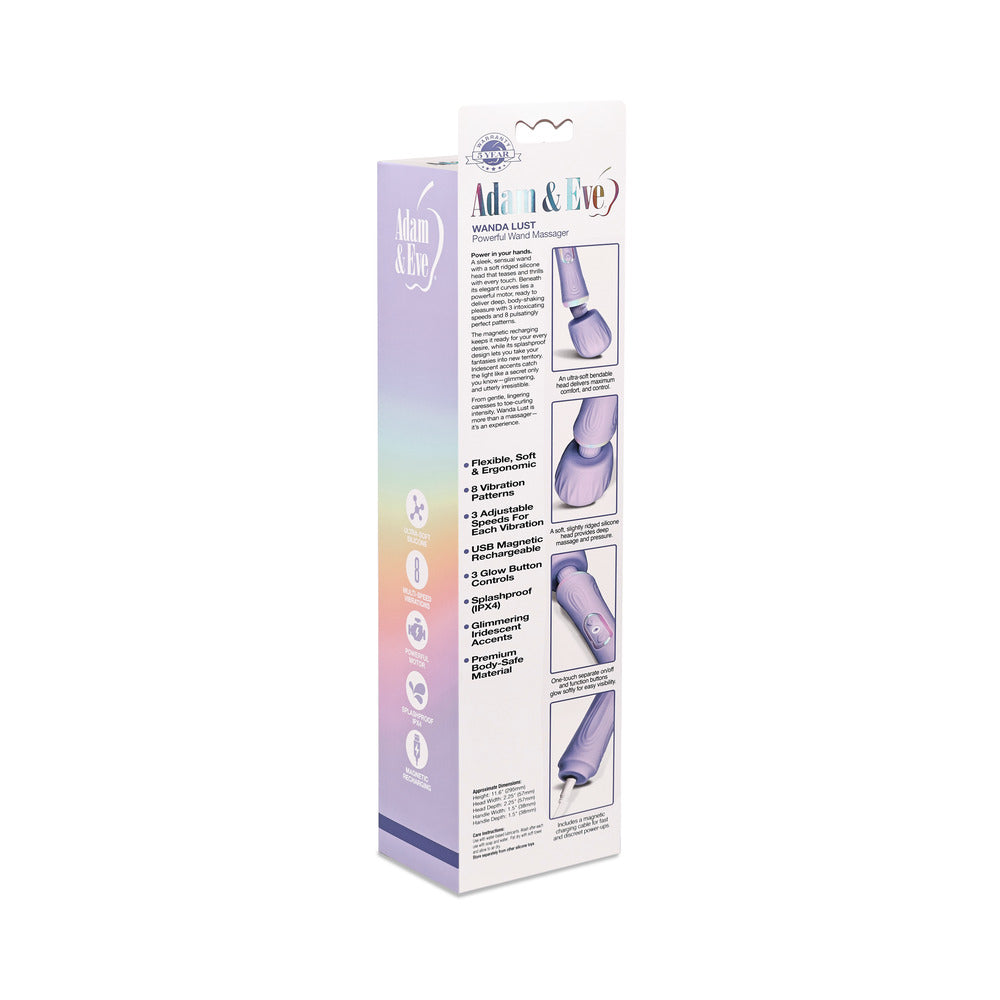 ADAM & EVE - VIBRADOR DE VARINHA POTENTE WANDA LUST