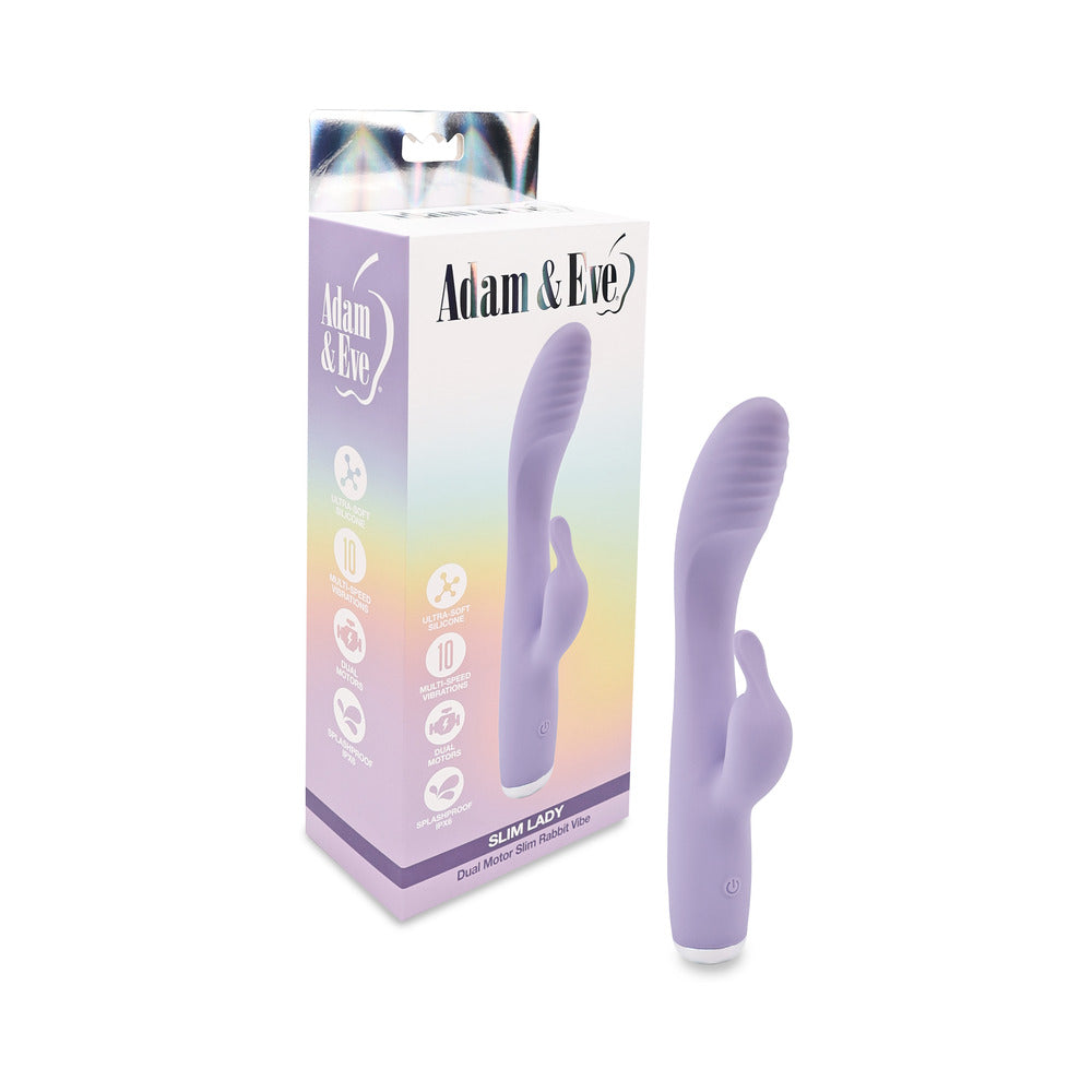 ADAM & EVE - SLIM LADY DUAL MOTOR RABBIT