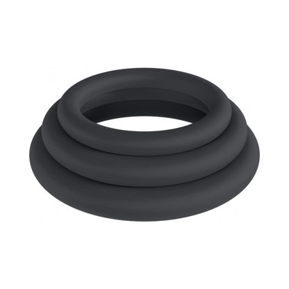 SHOTS - LEVELZ CLASSIC SILICONE COCK RING SET OF 3 ( )