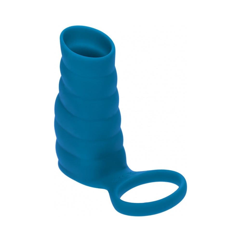 SHOTS - ANEL PENIANO E ESCROTAL VIBRATÓRIO COM RELEVO EM SILICONE LEVELZ