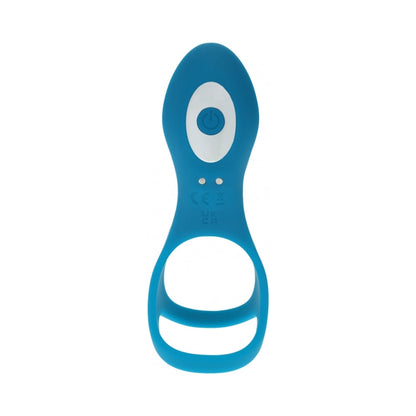 SHOTS - LEVELZ ANEL VIBRATÓRIO DE SILICONE PARA PÉNIS E TESTÍCULOS COM ARGOLA PARA O EIXO