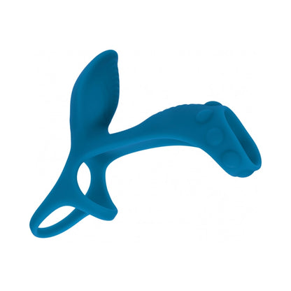 SHOTS - LEVELZ ANEL VIBRATÓRIO DE SILICONE PARA PÉNIS E TESTÍCULOS COM ARGOLA PARA O EIXO