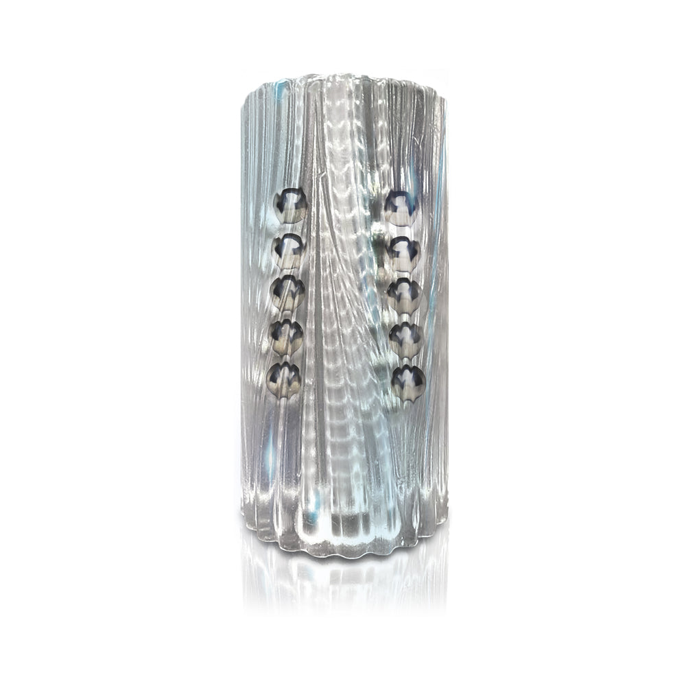 GLOBAL NOVELTIES - MSTR B8 CLEAR-VIEW BEADED STROKER BALLS TO THE WALL