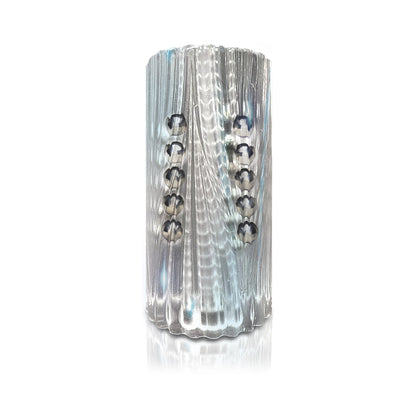 GLOBAL NOVELTIES - MSTR B8 CLEAR-VIEW BEADED STROKER BALLS TO THE WALL