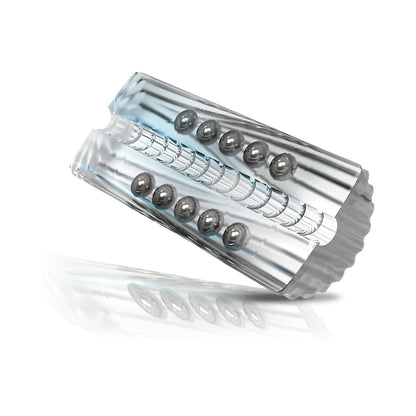 GLOBAL NOVELTIES - MSTR B8 CLEAR-VIEW BEADED STROKER BALLS TO THE WALL