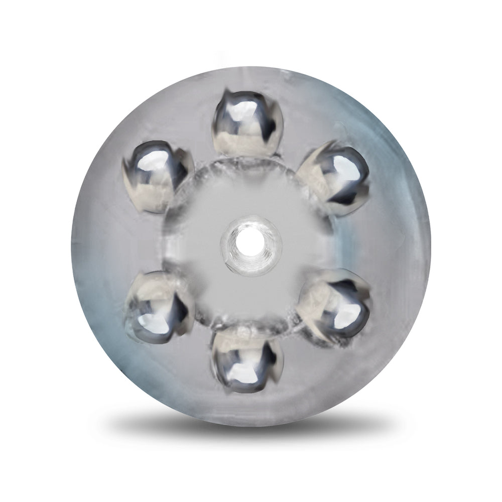 GLOBAL NOVELTIES - MSTR B8 CLEAR-VIEW BEADED STROKER HEAD BANGER