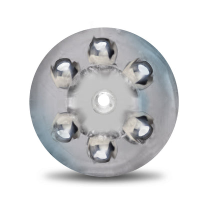 GLOBAL NOVELTIES - MSTR B8 CLEAR-VIEW BEADED STROKER HEAD BANGER