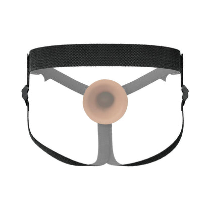 PIPEDREAM - FANTASY X-TENSIONS ELITE SILICONE HOLLOW STRAP-ON DUAL DENSITY 5 IN. BROWN