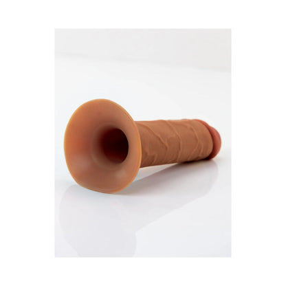 PIPEDREAM - FANTASY X-TENSIONS ELITE SILICONE HOLLOW STRAP-ON DUAL DENSITY 5 IN. BROWN