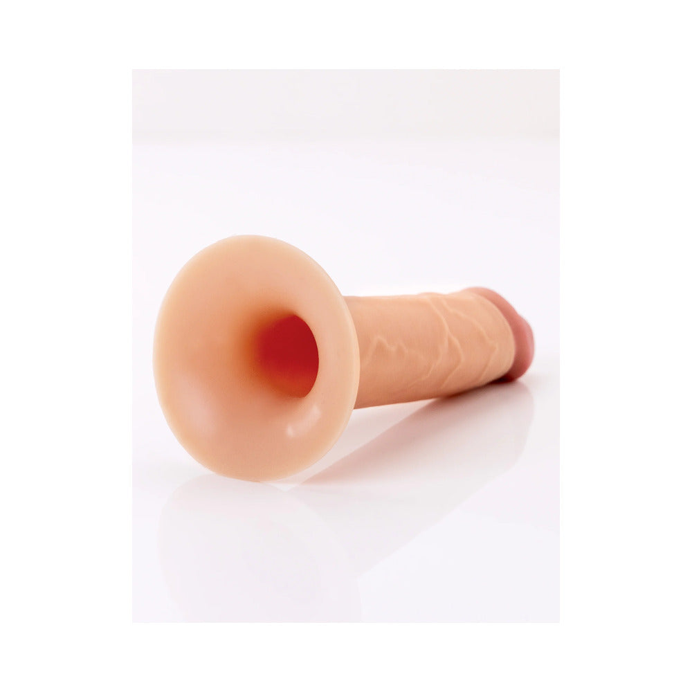 PIPEDREAM - FANTASY X-TENSIONS ELITE SILICONE HOLLOW STRAP-ON DUAL DENSITY 9 IN. LIGHT