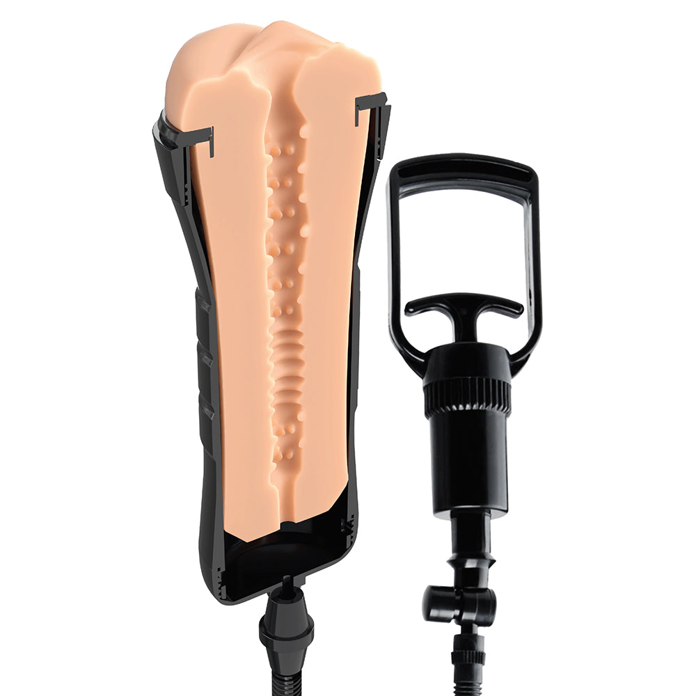 PDX BRANDS - PDX EXTREME WET PUSSIES SUPER SUCKER XXL STROKER LIGHT