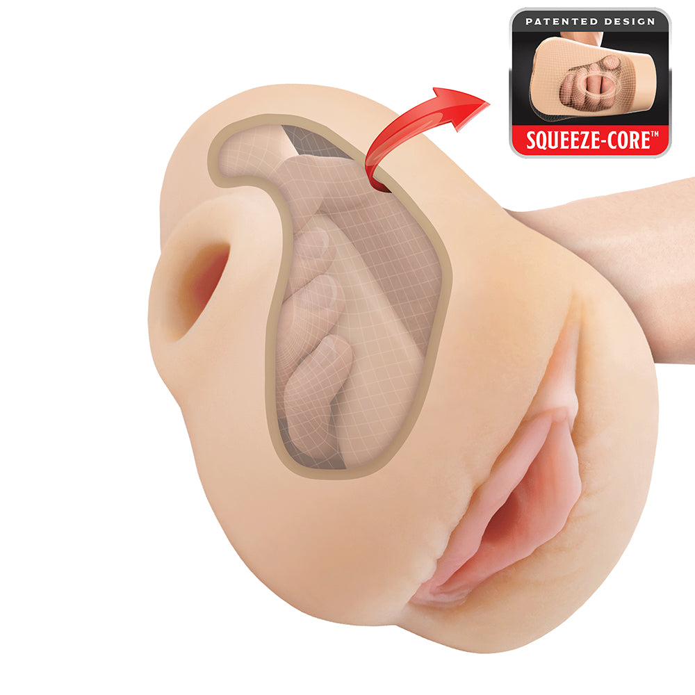 PDX BRANDS - PDX PLUS PUSSY POUNDER SQUEEZE STROKER LIGHT