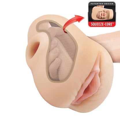 PDX BRANDS - PDX PLUS PUSSY POUNDER SQUEEZE STROKER LIGHT