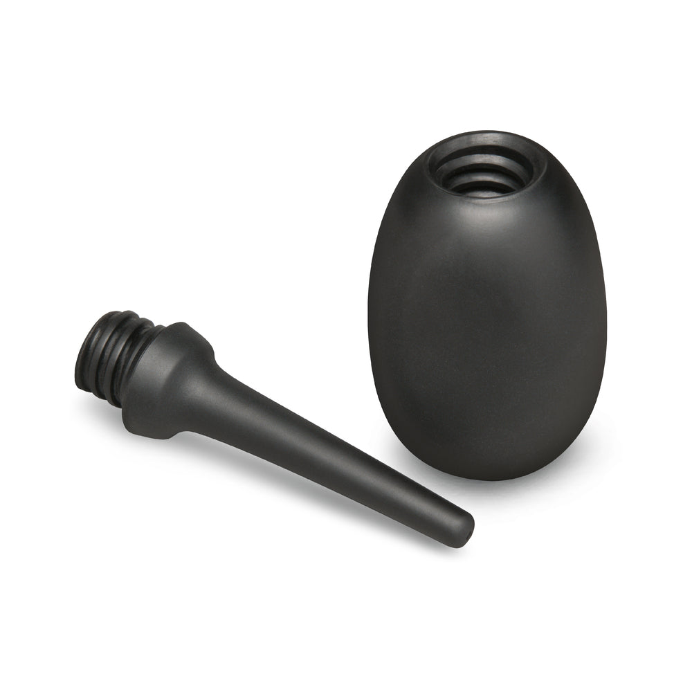 B-VIBE - IRRIGADOR ANAL DE SILICONE FLEXÍVEL PRETO