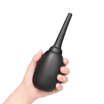 B-VIBE - IRRIGADOR ANAL DE SILICONE FLEXÍVEL PRETO