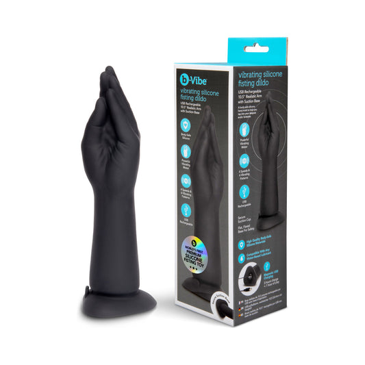 B-VIBE - DILDO VIBRATÓRIO DE SILICONE PARA FISTING