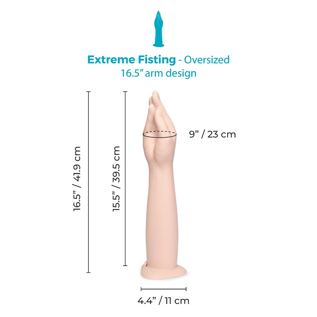 B-VIBE - DILDO DE SILICONE PARA FISTING