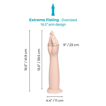 B-VIBE - DILDO DE SILICONE PARA FISTING