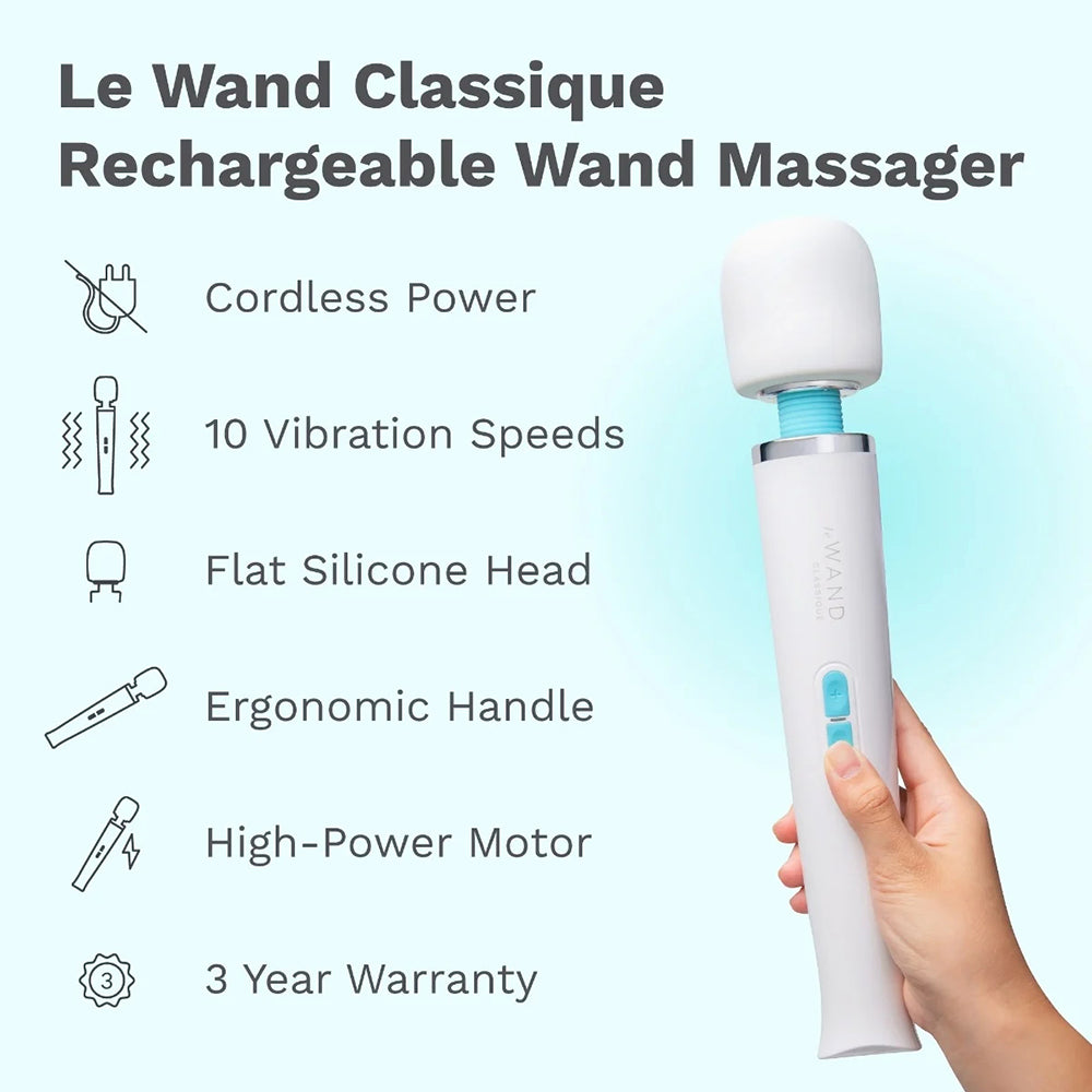 LE WAND - CLASSIC RECHARGEABLE WAND MASSAGER