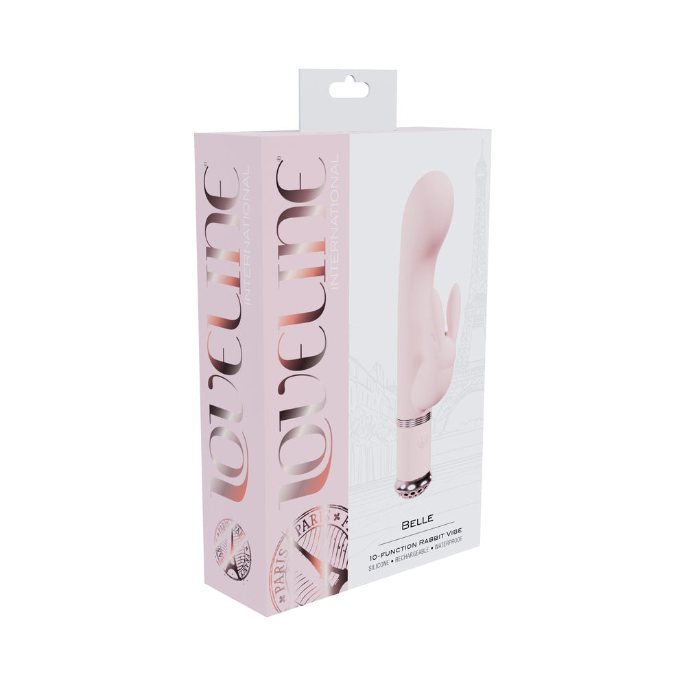 SHOTS - LOVELINE BELLE RECHARGEABLE SILICONE RABBIT VIBRATOR