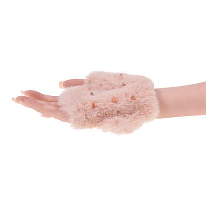 SPORTSHEETS - SEX & MISCHIEF PEACHES 'N CREAME SPIKED SENSORY GLOVE