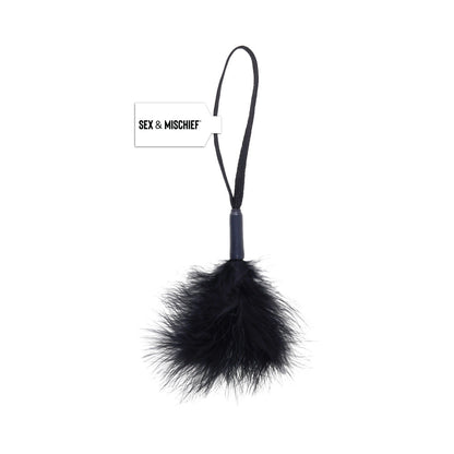 SPORTSHEETS - SEX & MISCHIEF PEACHES 'N CREAME WRIST FEATHER TICKLER