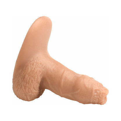 XR BRANDS - STRAP U 5.1 IN. UNCUT SILICONE PACKER DILDO LIGHT