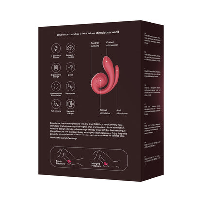 SVIBE - SNAIL GIZI PRO VIBRATOR BORDEAUX