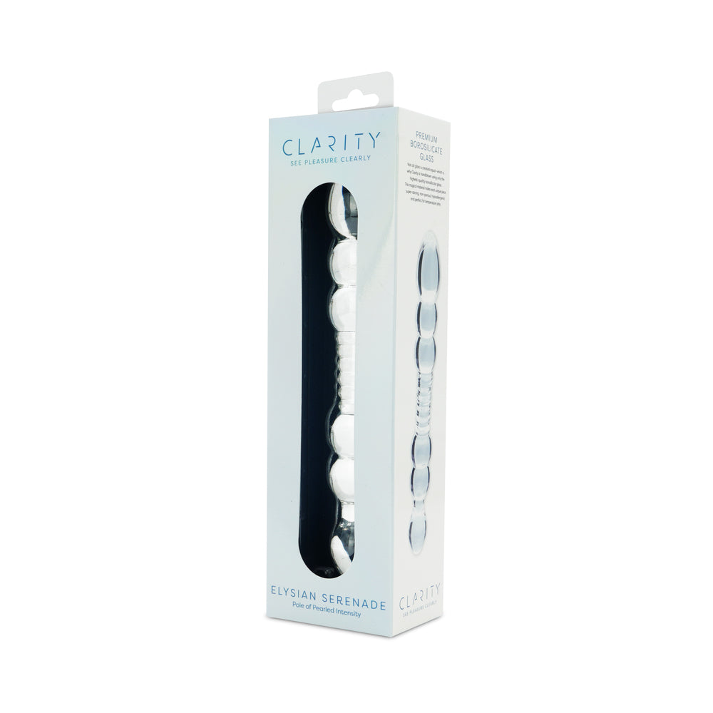 CREATIVE CONCEPTIONS - CLARITY ELYSIAN SERENADE GLASS DILDO