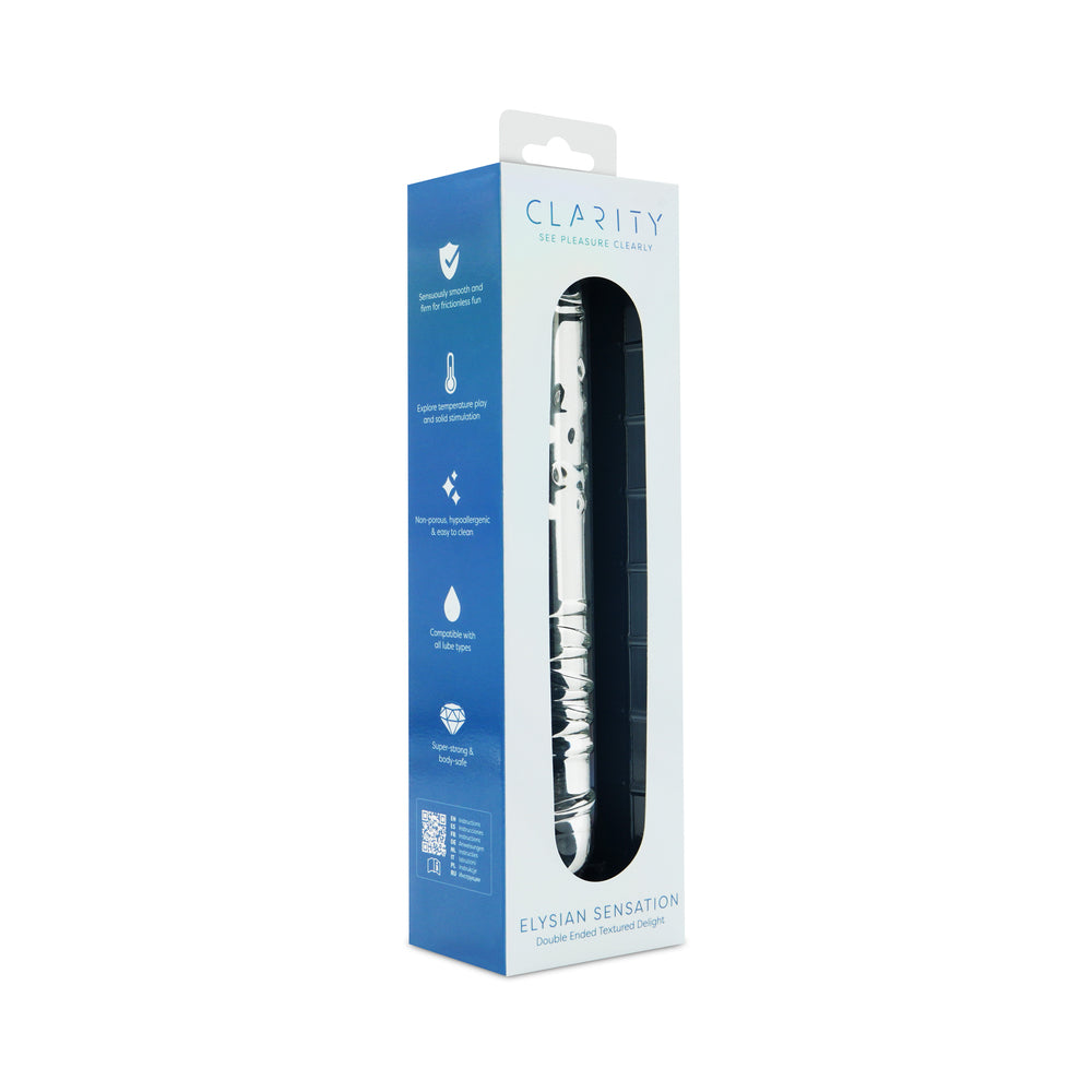 CREATIVE CONCEPTIONS - CLARITY ELYSIAN SENSATION GLASS DILDO