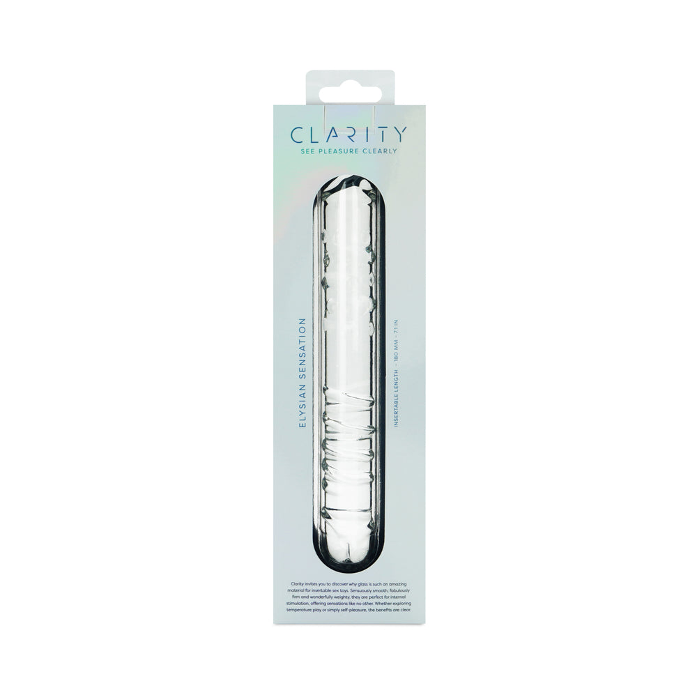 CREATIVE CONCEPTIONS - CLARITY ELYSIAN SENSATION GLASS DILDO