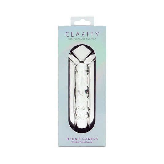 CREATIVE CONCEPTIONS - CLARITY HERA'S CARESS GLASS DILDO