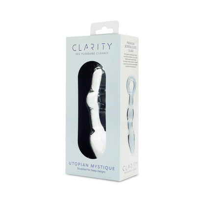 CREATIVE CONCEPTIONS - CLARITY UTOPIAN MYSTIQUE GLASS DILDO