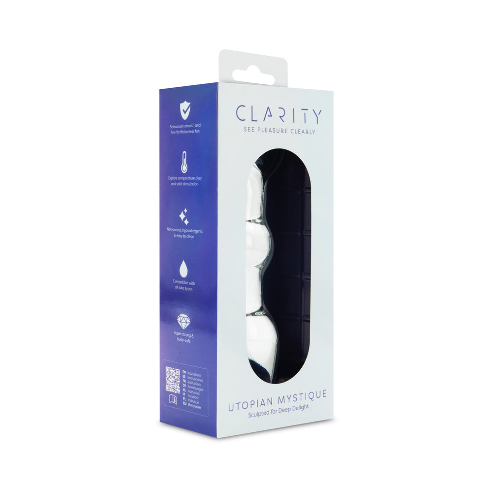 CREATIVE CONCEPTIONS - CLARITY UTOPIAN MYSTIQUE GLASS DILDO